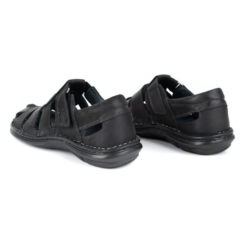 Olivier Svarta herrsandaler 467 5