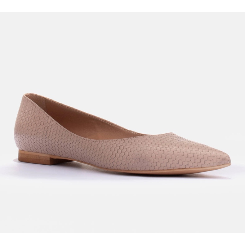 Marco Shoes Subtila ballerinor beige 1