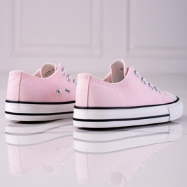 Rosa Vico barnsneakers med elastiska band 2