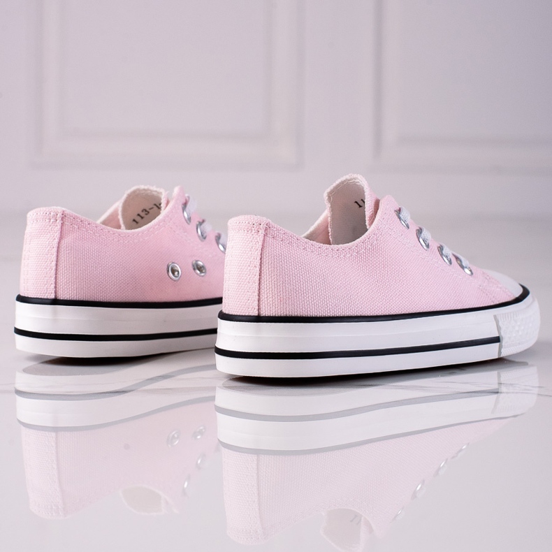 Rosa Vico barnsneakers med elastiska band 2