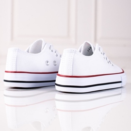 Vita Vico barnsneakers med resår 1