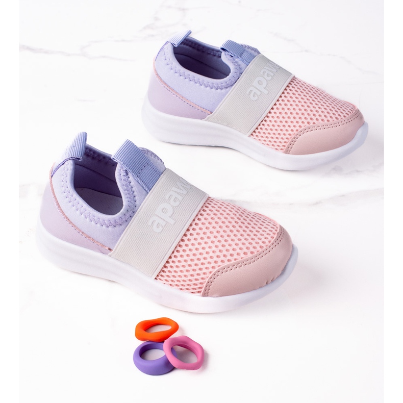 Shelovet barnsportskor lila rosa violett 1