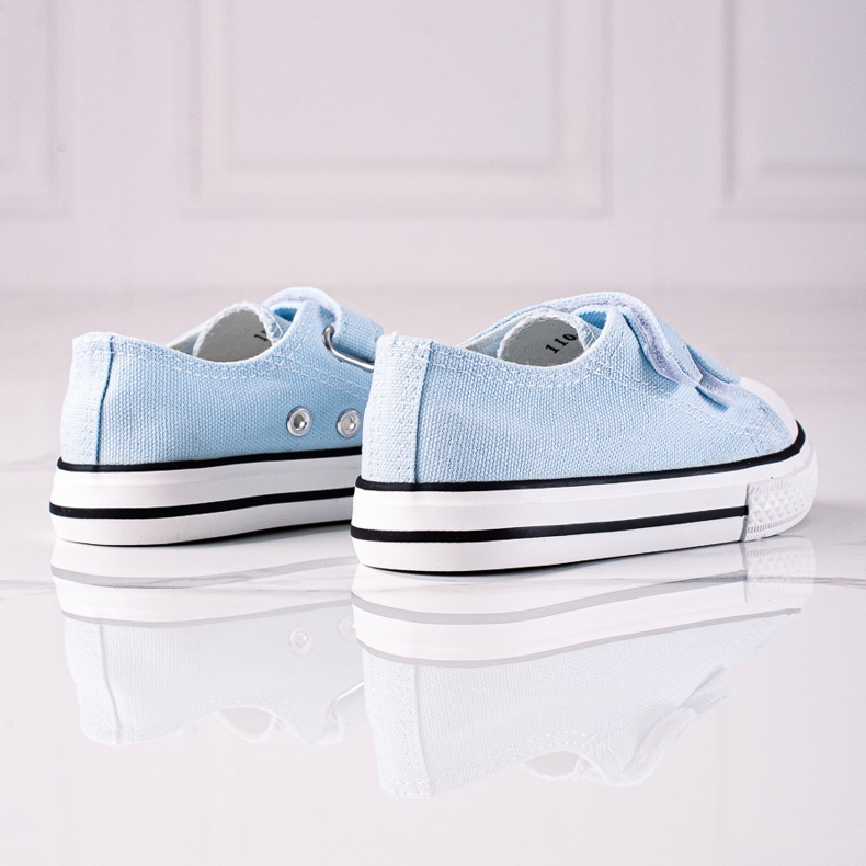 Vico barnsneakers med kardborreknäppning blå 2