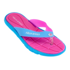 Aqua-Speed ​​Bali tofflor rosa-blå 03 479 1