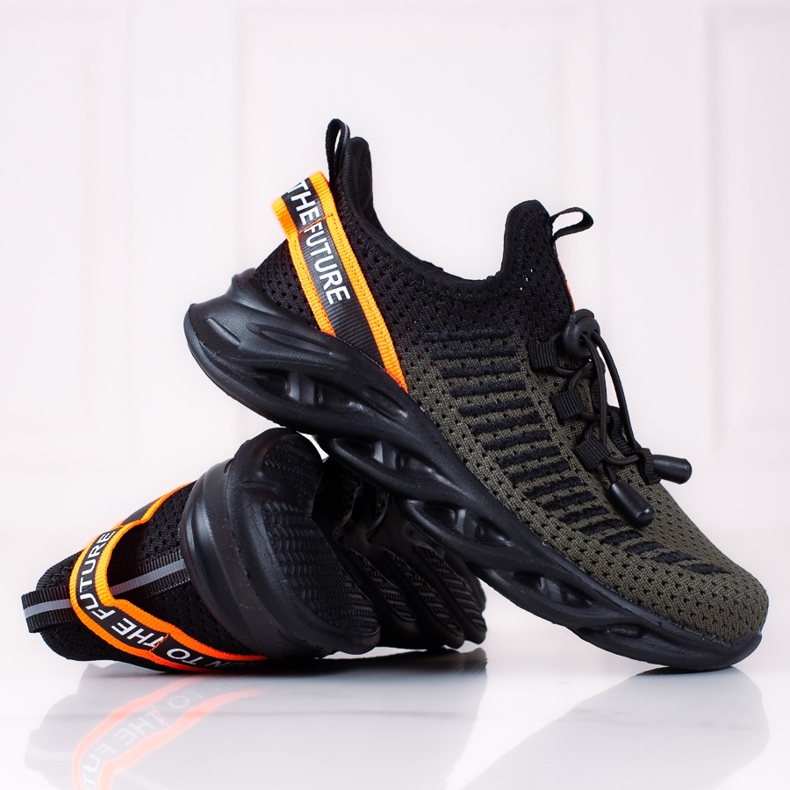 Vico barnsportskor, tvåfärgat material svart 2