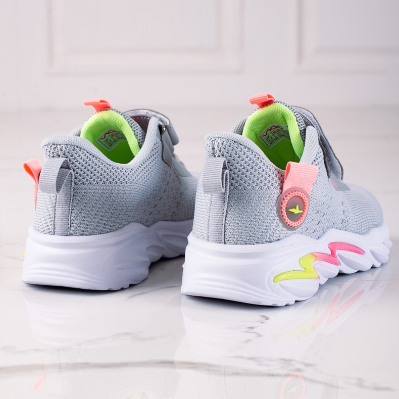 Sport flicksneakers Vico grå 1