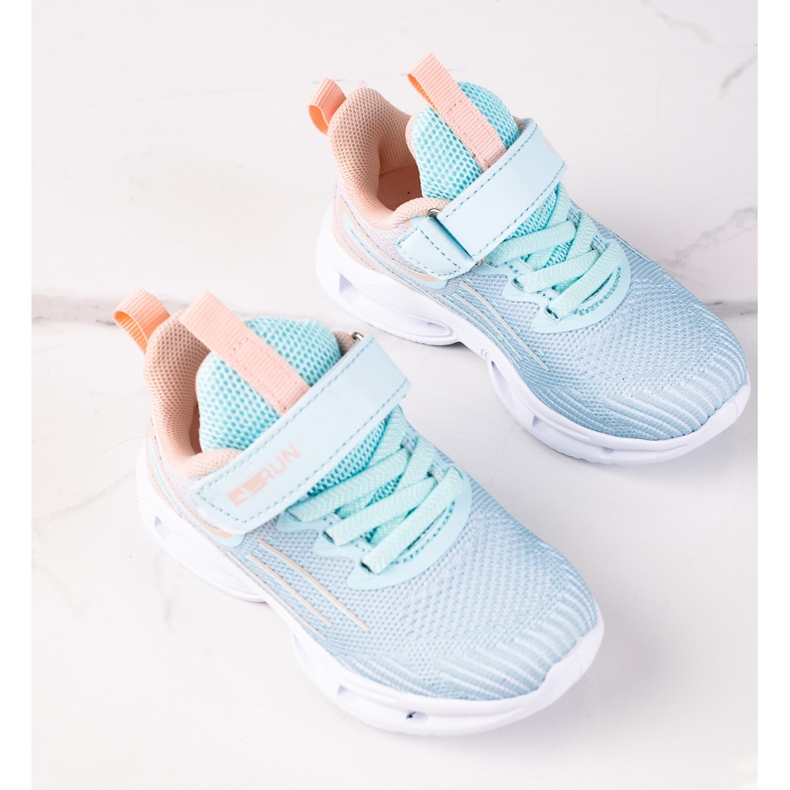Vico flicksneakers, material mint blå 1