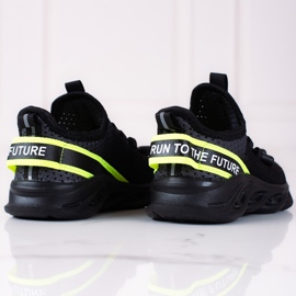 Vico barnsportskor, tvåfärgat material svart grå 1