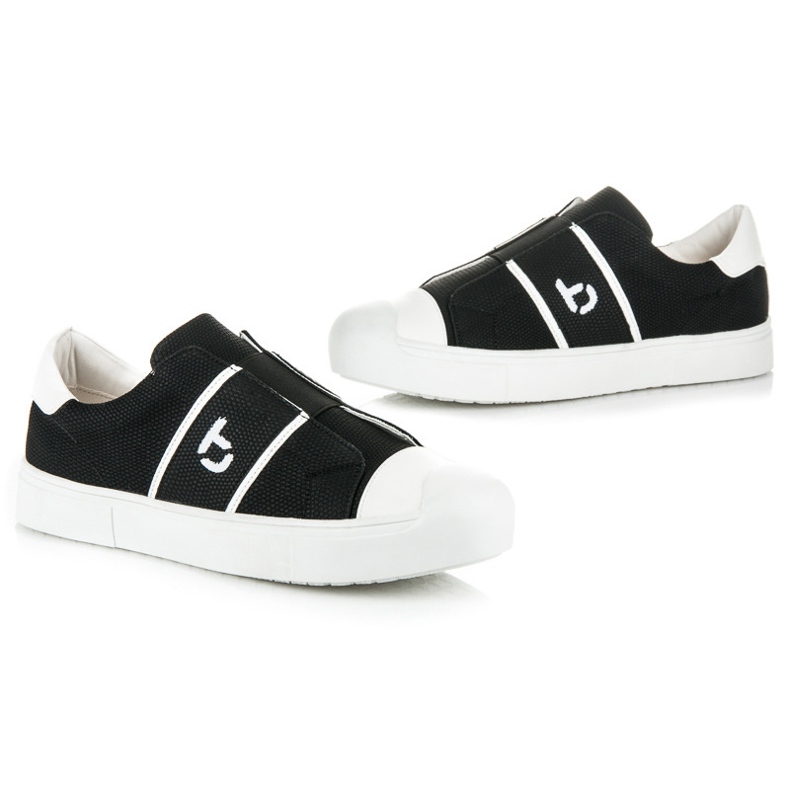 Betler Snake sneakers på plattformen svart 1