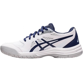 Asics Upcourt 5 W 1072A088 100 volleybollskor vit marinblå 1