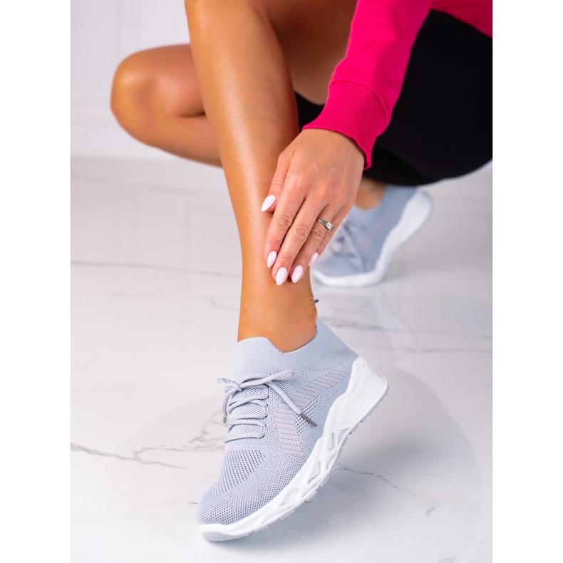 Damsportskor Shelovet ljusgrå 1