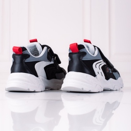 Shelovet boys sneakers med en tjock sula svart 1