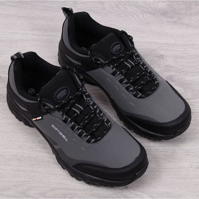 Trekking skor American Club W AM901B grå 2