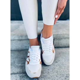 Furlo Camel sportskor för kvinnor beige vit brun 1