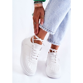 PG1 Klassiska Eco-läder Sportskor Vita Jennys 1