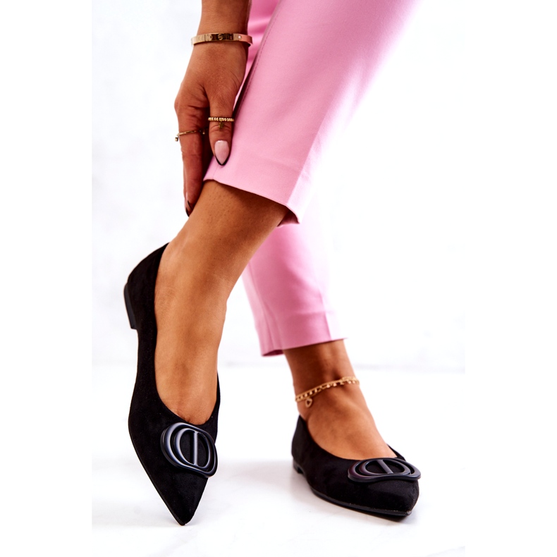 PS1 Mocka Ballerinas In The Black Neriso Spitz svart 3