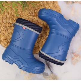 Granat Befado barngaloscher med avtagbar värmare marinblå 2