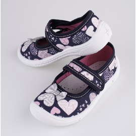 Tjejtofflor Viggami Dorothy of the heart marinblå 1