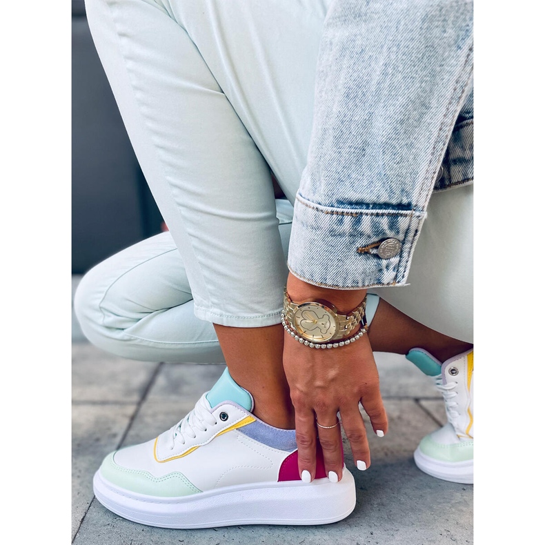 Dory Purple sportskor för kvinnor vit violett mångfärgad 1