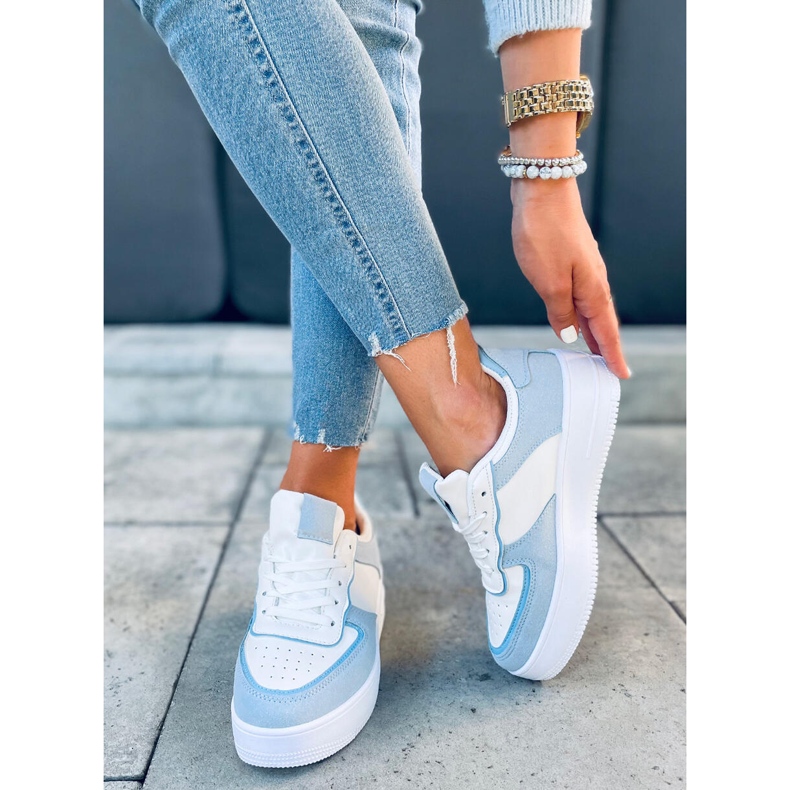 Zetto Blue damsportskor blå 1