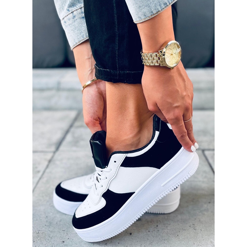 BM Zetto Svarta sportskor för kvinnor vit 1