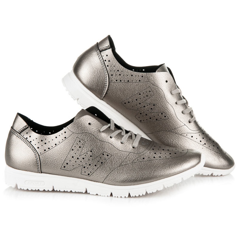 Silver sneakers grå 1