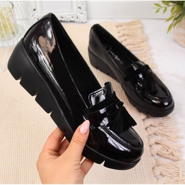 Svarta lackskor för dam Filippo 2