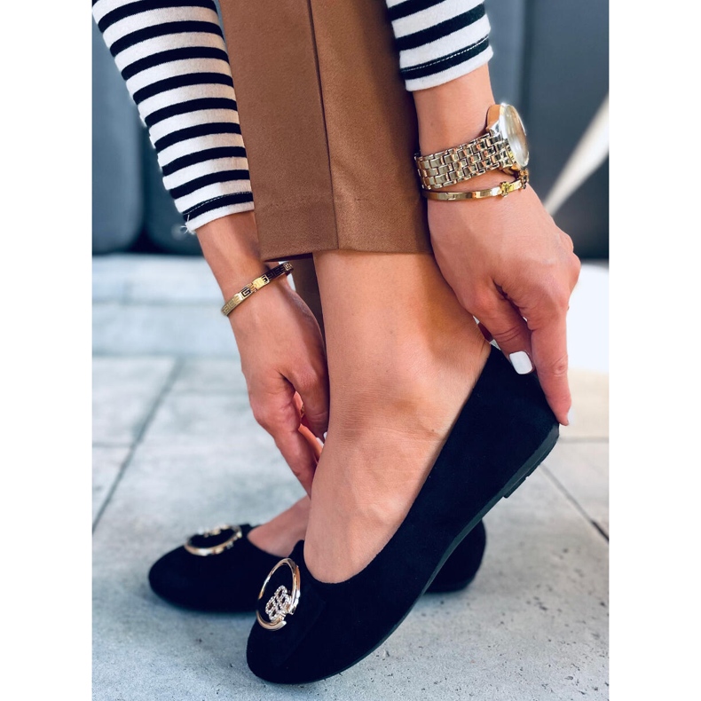 BM Gauri Black ballerinor för kvinnor svart 1