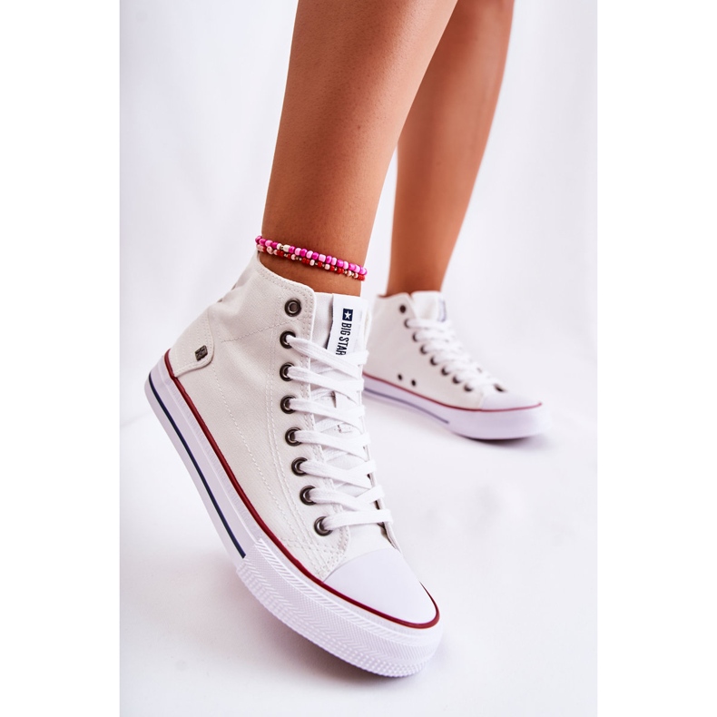 Dam Sneakers Big Star High White DD274332 vit 2
