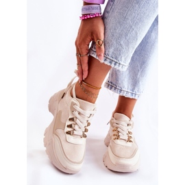 PG1 Sportskor i mocka dam Sneakers Ljus beige Britany 1