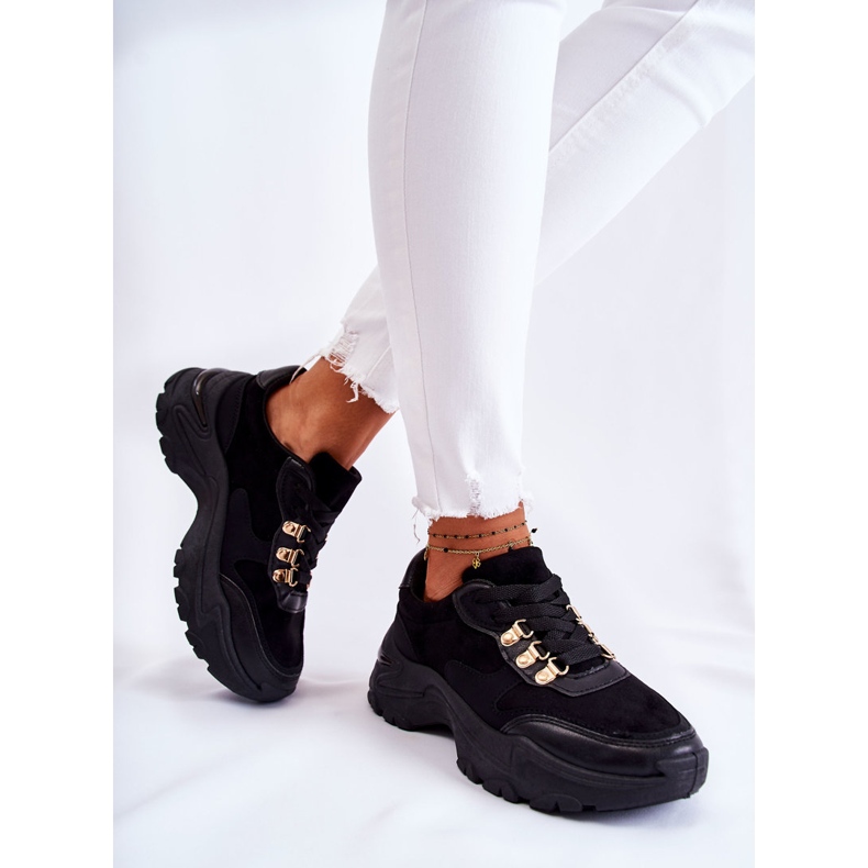 PG1 Sportskor i mocka dam Sneakers Svart Britany 1