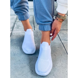 Vien White strumpor sportskor vit 1