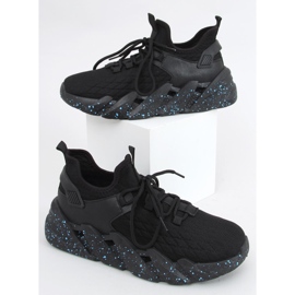 Indu Black sock sportskor svart 2