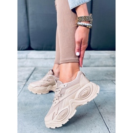 Janna Khaki tränare beige 1