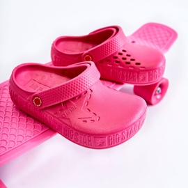 Lätt tofflor för barn Kroks Big Star II375006 Fuchsia rosa 2