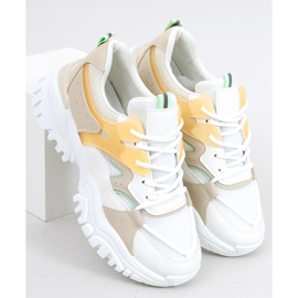 Vind Beige sneakers mångfärgad 2