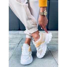 Vind Beige sneakers mångfärgad 1