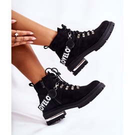 PS1 Varma mockastövlar med bälte Svart Aurelio 1