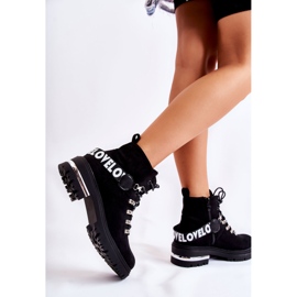 PS1 Varma mockastövlar med bälte Svart Aurelio 2