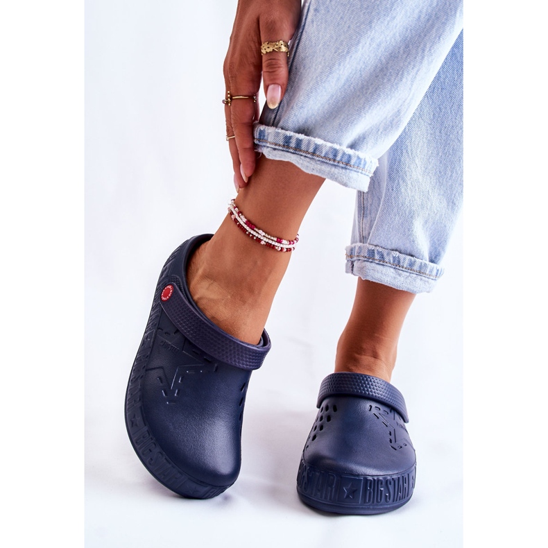 Lätt tofflor för kvinnor Kroks Big Star II275002 Marinblå 1