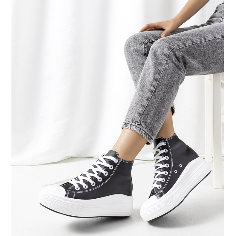 PA1 Svarta ankelsneakers från Copples 1