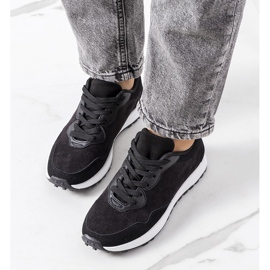 Svarta Buoro-sneakers för kvinnor 2