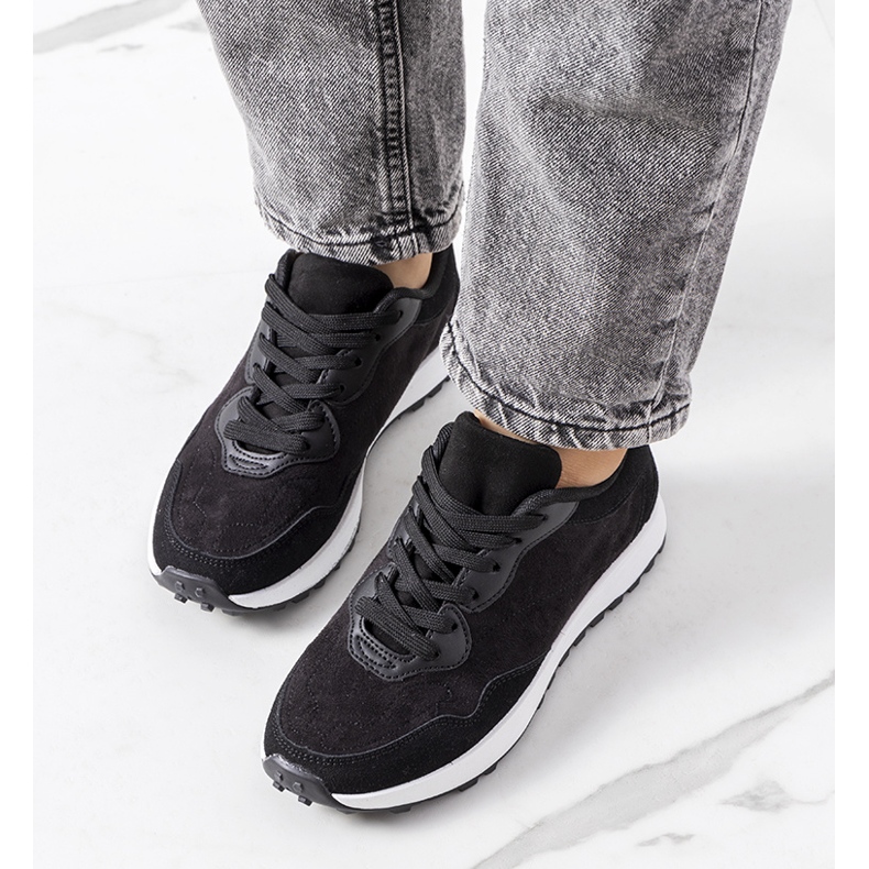 Svarta Buoro-sneakers för kvinnor 2