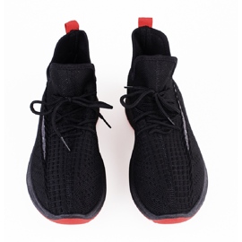 SHELOVET Svarta sportskor för män 1