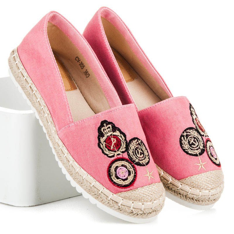 Jolyvia Espadrillos med plåster rosa 1