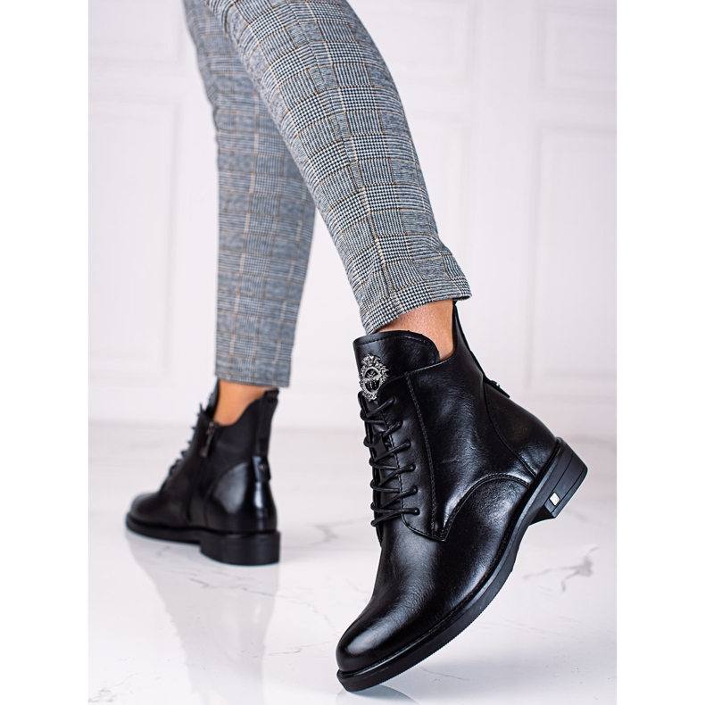 Svarta Vinceza-väskor för kvinnor 2