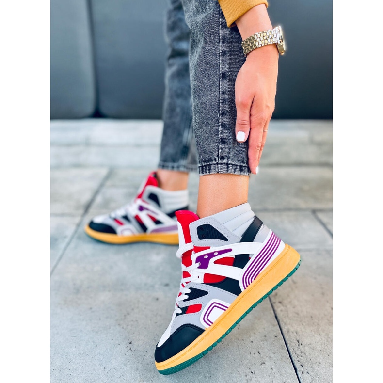 Pall Grey Green high-top sneakers mångfärgad 1