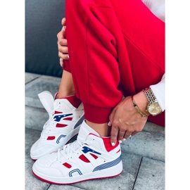 Pall White Red high-top sneakers vit 1