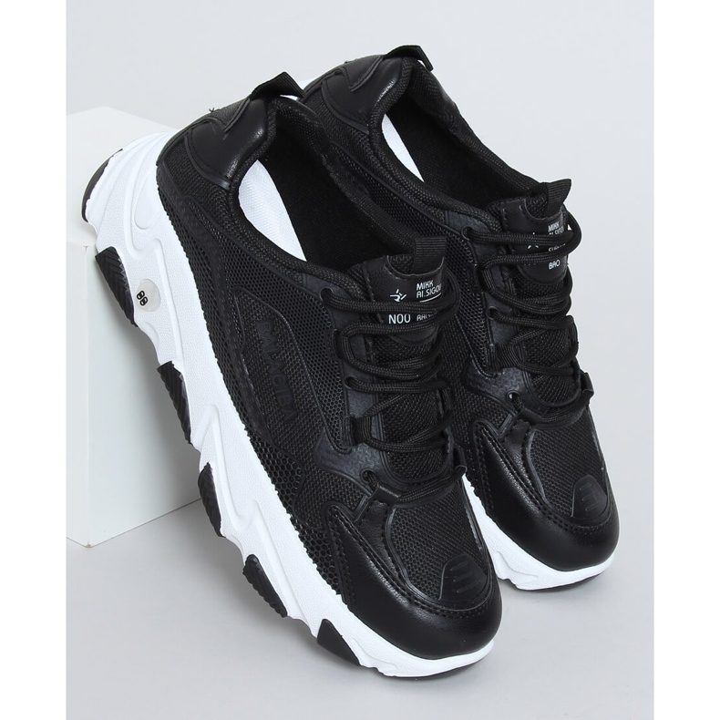 Svarta Frances Svarta sportskor för kvinnor 1