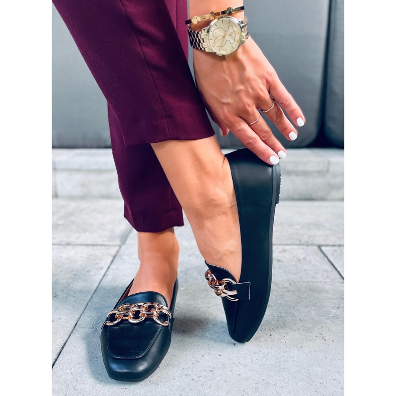 Bianca Black dam loafers svart 1